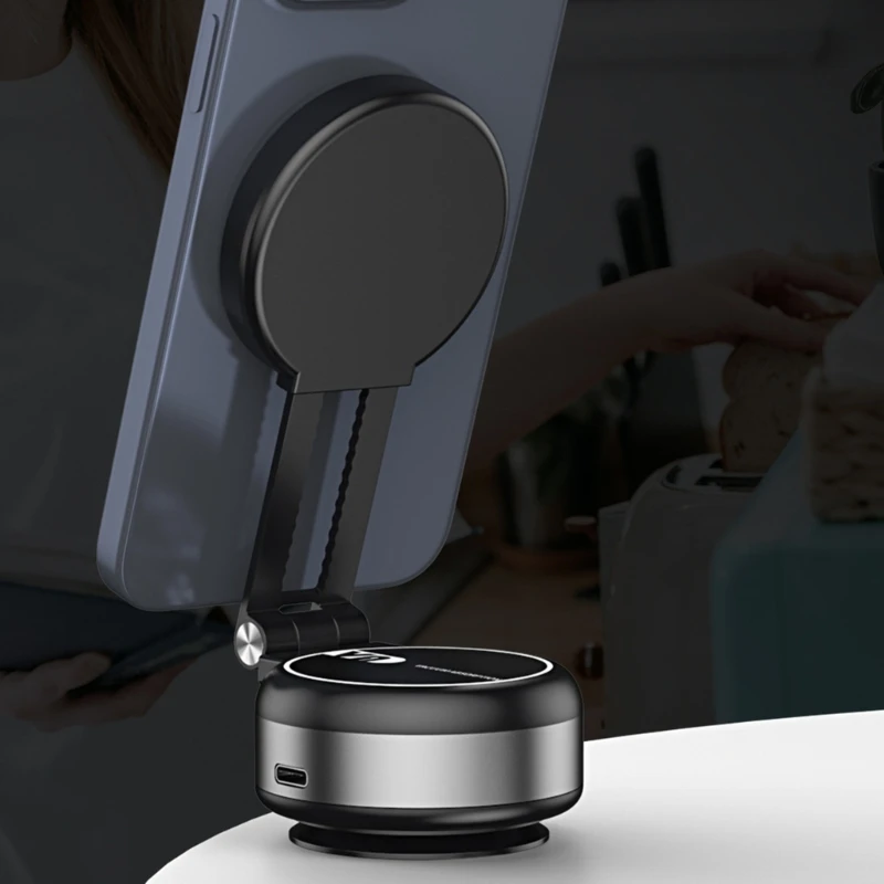 Autohouderrek met elektrische vacuümgreep, antislip verstelbare dashboardstandaard voor 4,7 inch telefoonnavigatie, reisgebruik