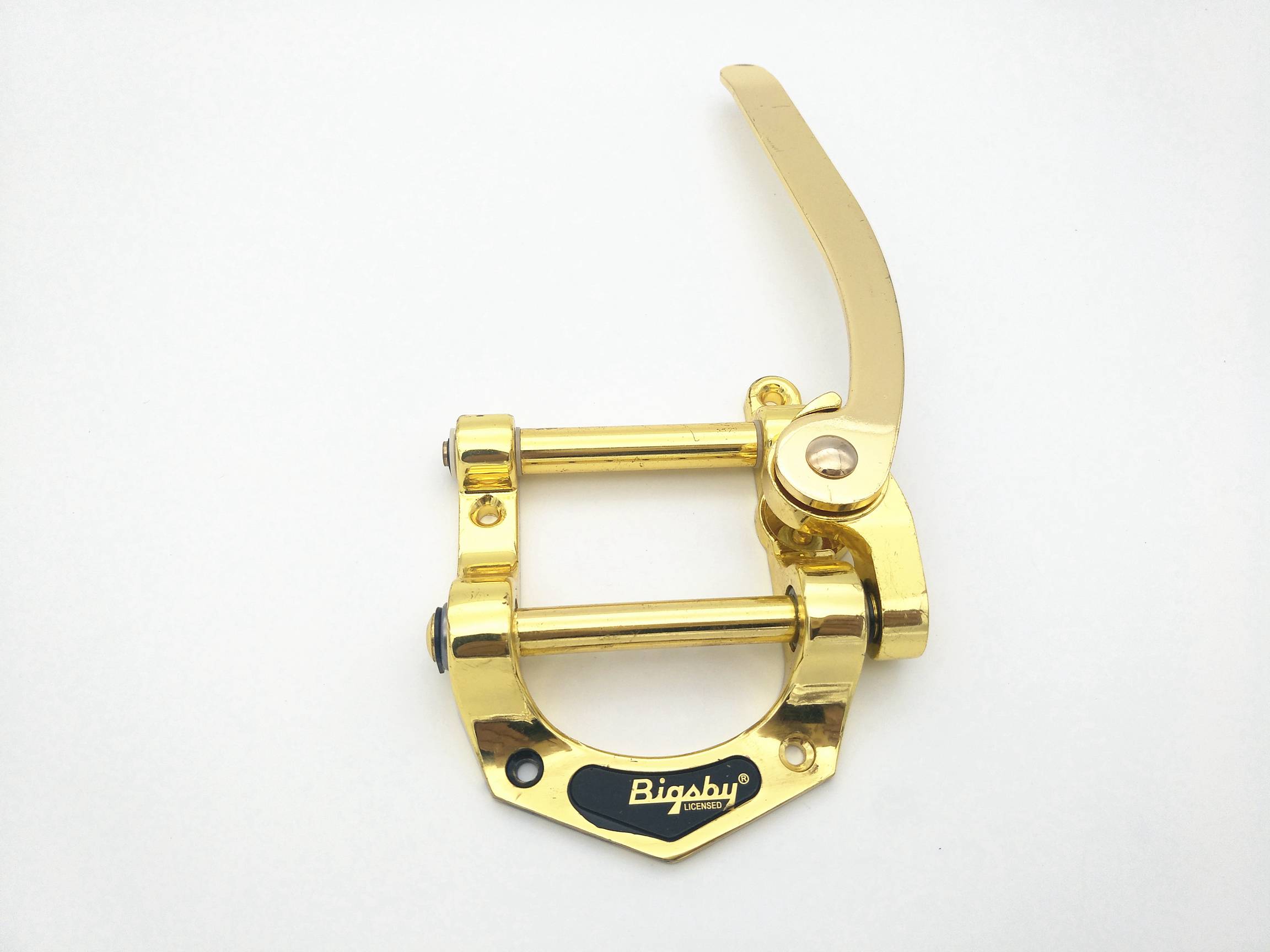 Chrome /Gold B500 Vibrato Tailpiece System Electric Guitar Bridge Guitar Parts Made in Korea: Gold