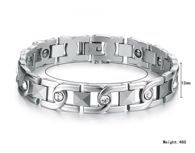 2020 nuovi Amanti Del Braccialetto anti-Fatica energia bilancia Delle Donne Degli Uomini Dei Braccialetti di 316L in Acciaio Inox Sano Dei Monili