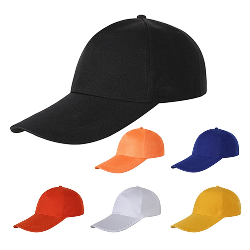 Baseball Kappe für Männer und Frauen Polyester Hütte Einfache-Stil Einfarbig Atmosphärischen Sonnenblende Hütte unisex Erwachsene Baseball kappe