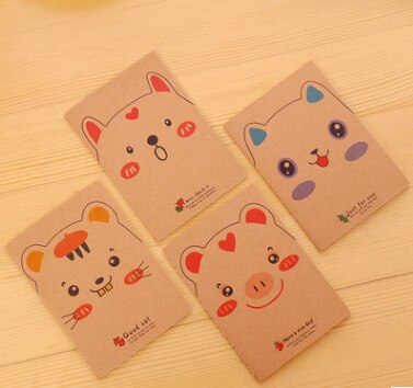32 sidor kraftpapper retro 64k liten bok minifick anteckningsblock tom inner sida bil linje liten