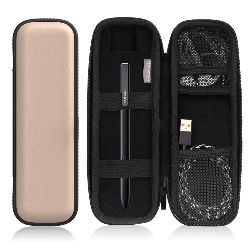 Houder voor apple pencil, pu lederen hoes, draagtas, hoes voor apple ipad 9.7 pro, potlood/pen, surface pen: Roségoud