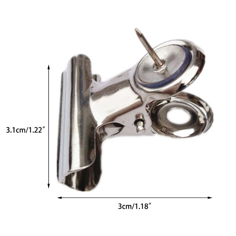 20Pcs Push Pins Clips Tacks Clips Thumb Clips Wall Clips with Pins for Cork Boards Cubicle Walls Using Art Projects Photos Notes