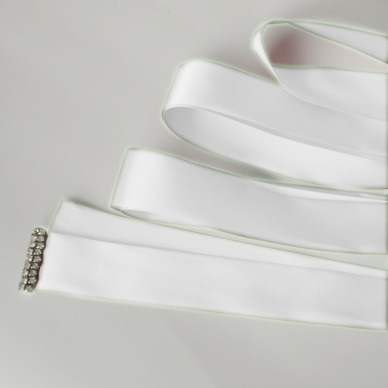 TRiXY S438 charmant Blumen Hochzeit Gürtel Strass Gürtel Perlen Bund Braut Gürtel Braut Schärpe Kummerbund Hochzeit Kleid Gürtel: Weiß