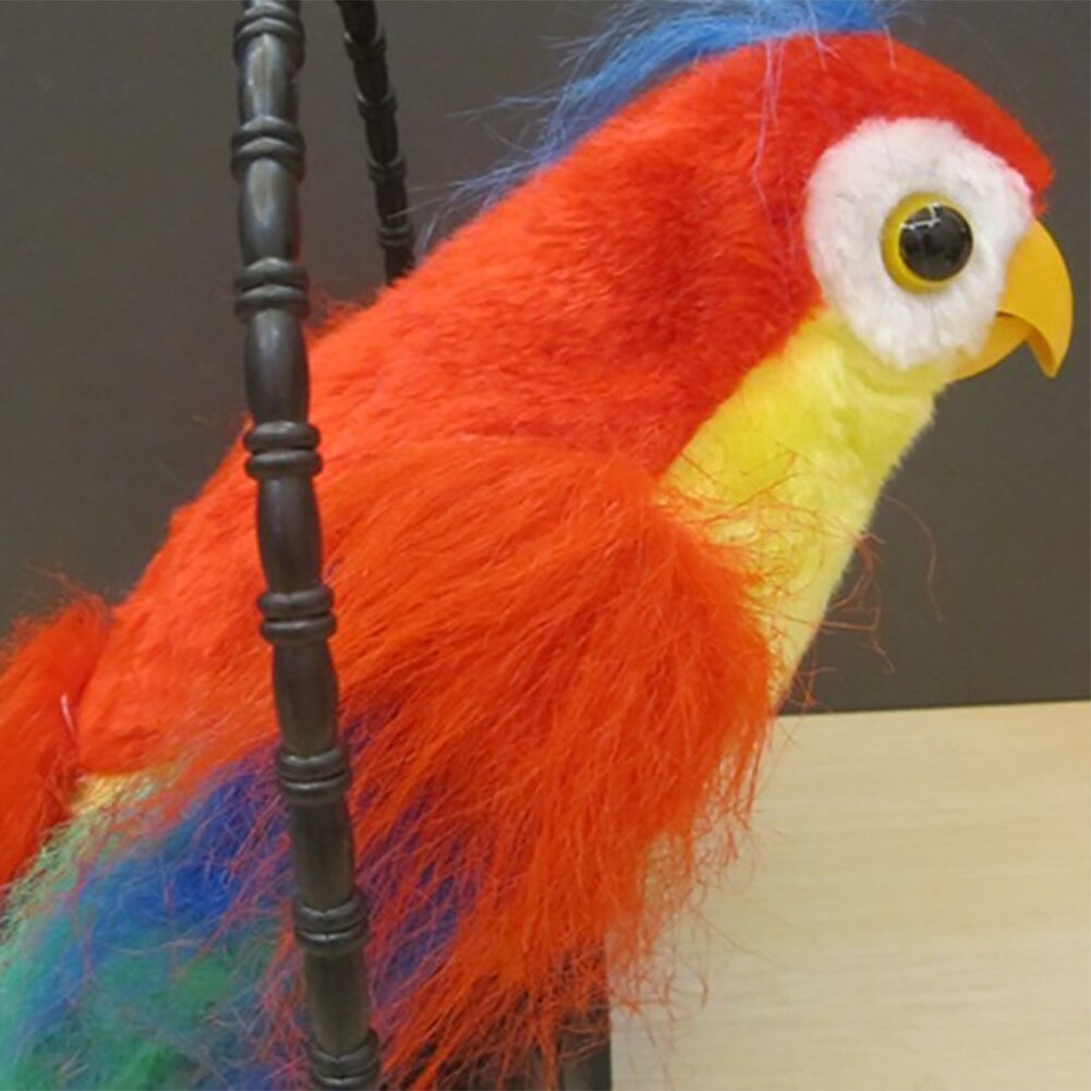 Electric Parrot Sound Recording Imitate Talking Funny Simulation Prank Party Kids Toy Home Decor Repeat Voice Birthday