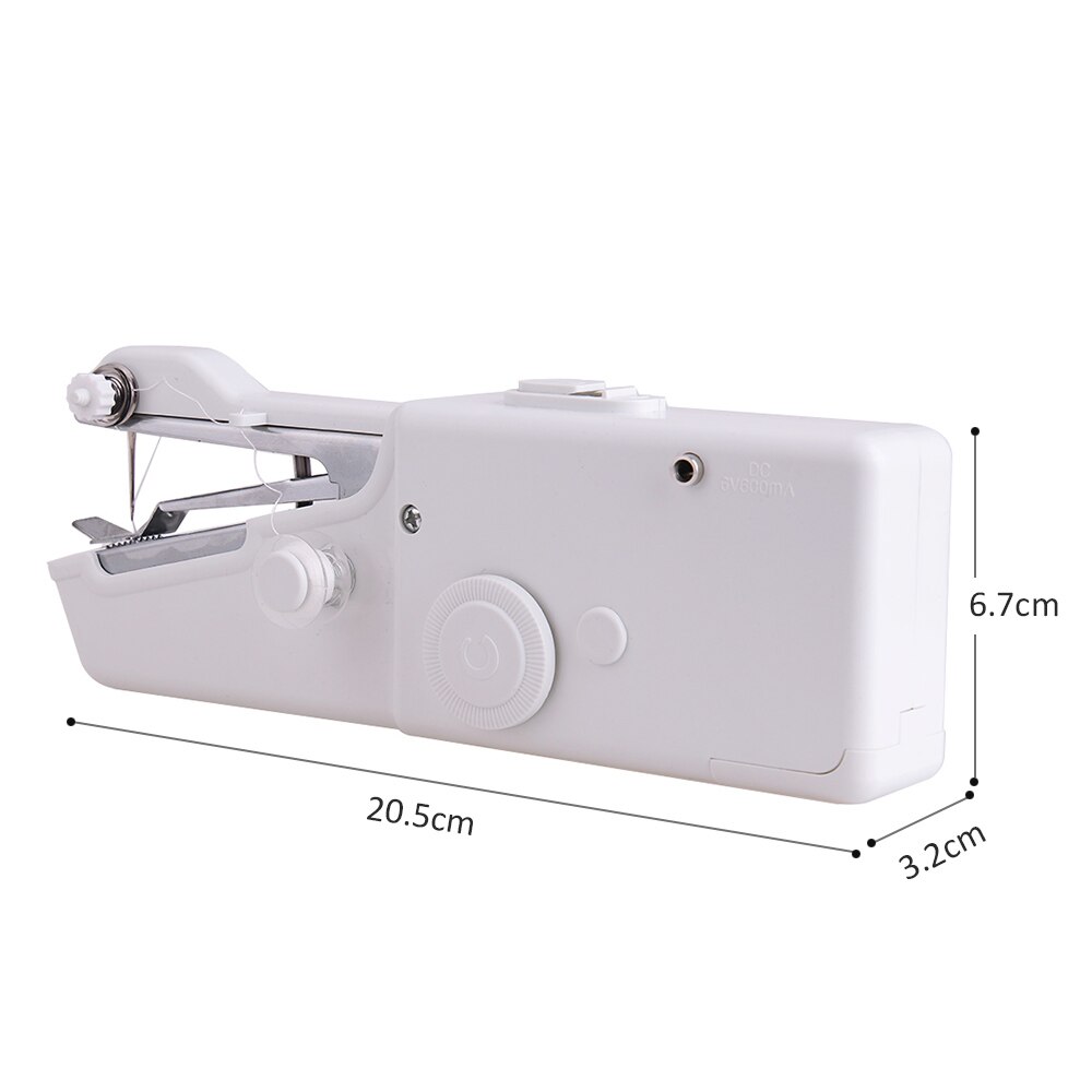 Mini máquina de coser manual portátil para el hogar, conjunto de punto de cruz eléctrico inalámbrico, reparaciones rápidas, costura de ropa DIY