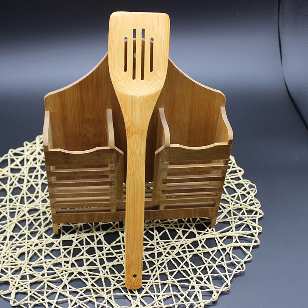 5 Delige Set Bamboe Gebruiksvoorwerp Keuken Houten Koken Gereedschap Lepel Spatel Mengen Gezonde Keuken Koken Gereedschap