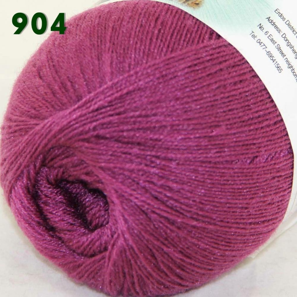 Lot van 3 Strengen Fine Lace Zacht Wollen Acryl Cashmere Garen Knittin Bramble berry 238-904