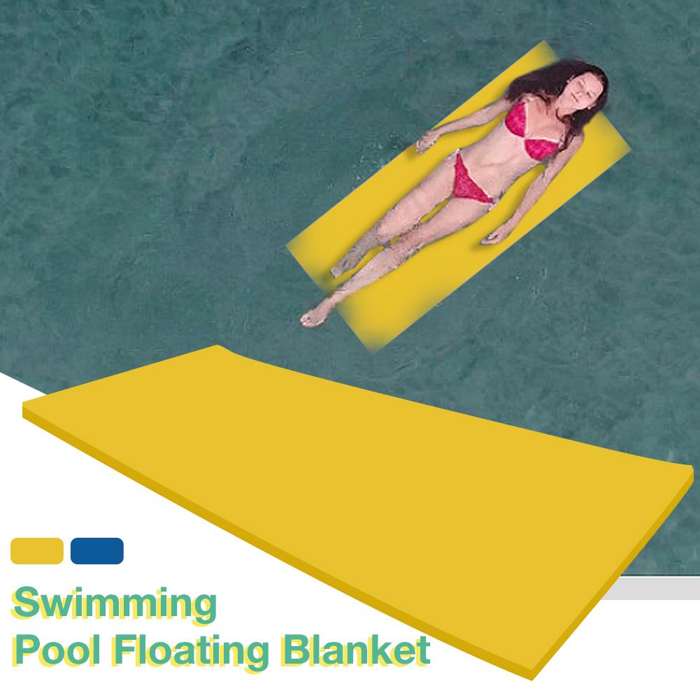 170*55cm Pool Float Water Blanket Floating Bed Water Hammock Soft Comfortable Water Float Mat Floating Sleeping Cushion Foldable