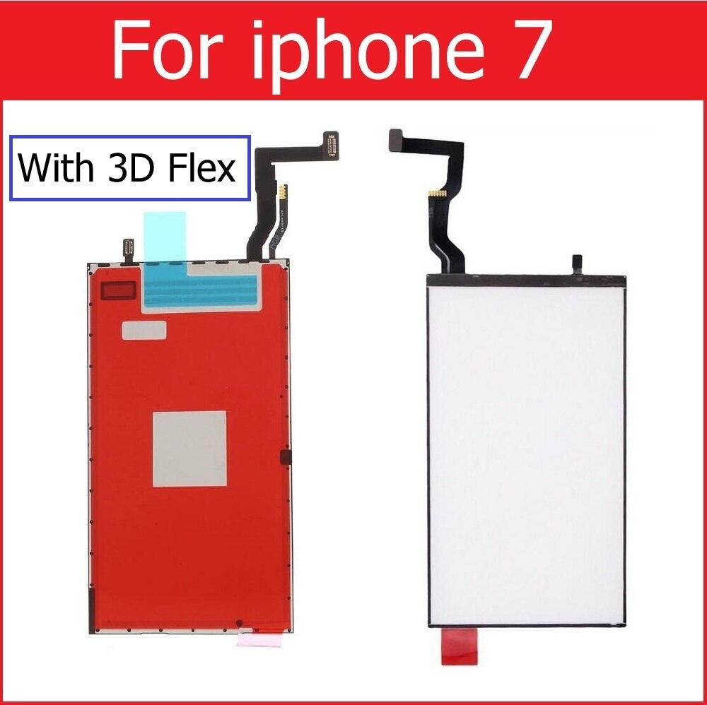 LCD Display-hintergrundbeleuchtung Panel Für iPhone 4 4s 5 5c 5s 6 6s 7 8 Plus Lcd bildschirm Hintergrundbeleuchtung Film mit 3D Touch Funktion Flex Kabel: For i7 with 3D