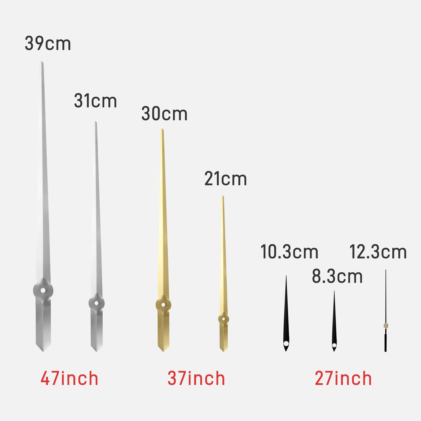 Relógio de parede moderno de 27 "~ 47", para decoração de sala de estar, sem moldura, faça você mesmo, com número de espelho, adesivo para decoração de quarto de casa