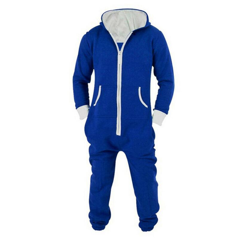 Mono con capucha de manga larga para mujer, peto de una pieza, pijama informal, ropa de casa para mujer