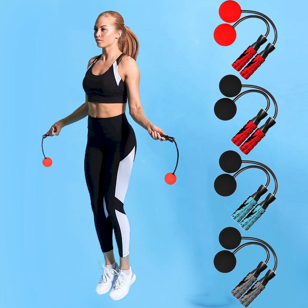 Schnurloses schweres Ball-Springseil, Fitness-Ausbildung, Heim-Fitnessstudio, Innenbereich, Fettverbrennung, Bodybuilding, tragbare Trainingsgeräte für Männer und Frauen