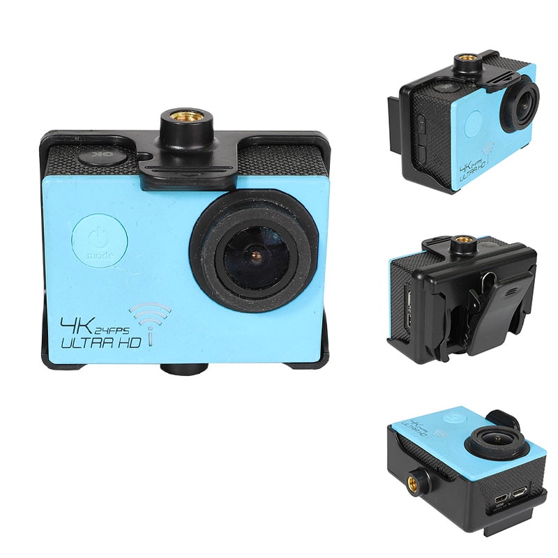 Beschermende Frame Case W/1/4 "Schroef gaten voor SJCAM sj4000 SJ9000 A8 EKEN H9 H9R Action camera Clip Behuizing Mount Accessoires