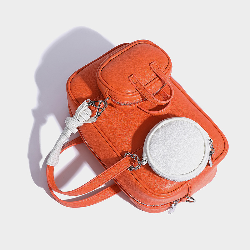 Mode Boston Bowlingtas 2025 Vrouw Composiet Tas Multifunctionele Moeder-en-kind Tas Retro Schouder Messenger Bag