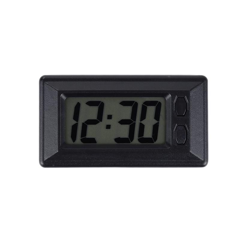 Draagbare Mini Digitale Auto Elektronische Klok Elektronische Horloge Lcd Display Digitale Klok Voor Dashboard Automotive Accessoires