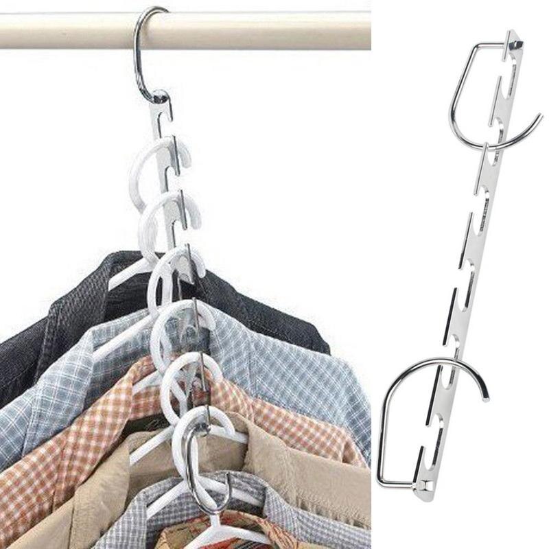 1Pc Multifunctionele Metalen Cascading Closetclothes Hanger Droogrek Voor Ruimtebesparend Hanger Organizer