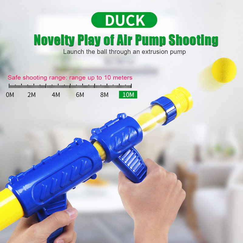 Interesting Soft Bullet Gun Score Target Duck Kids Shooting Toys Shooter Foam Ball Battle Educational Air Power Popper Xmas