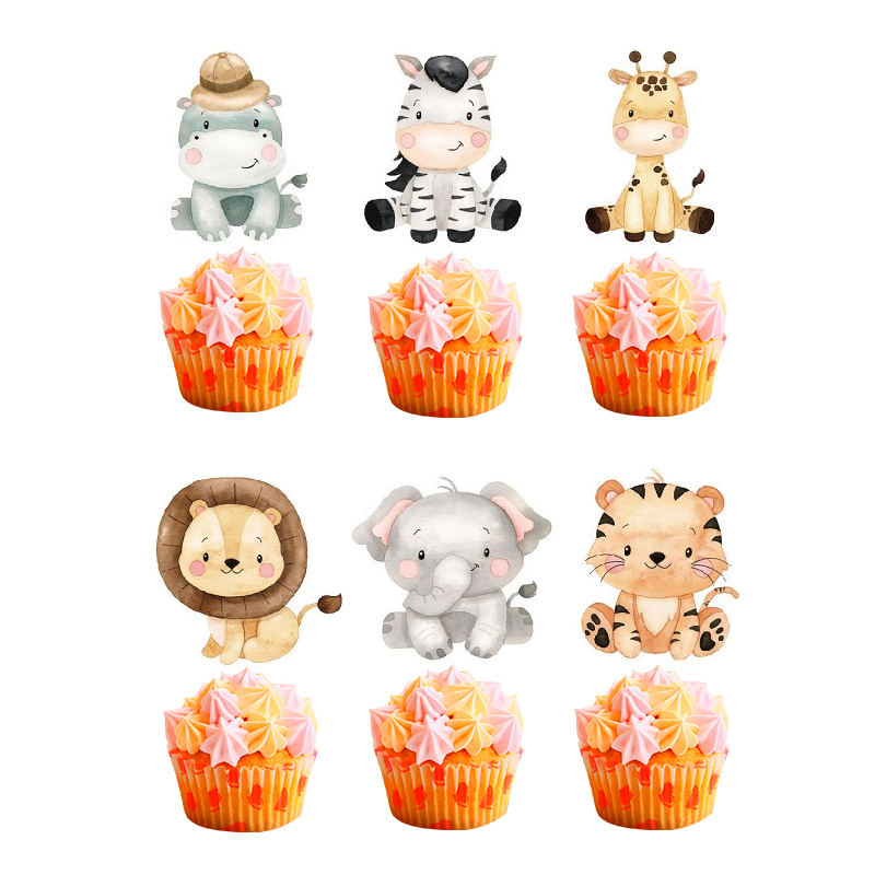 Gelukkige Verjaardag Jungle Dieren Verjaardagsfeestje Decoratie Jungle Ballonnen Borden Kopjes Rietjes Achtergrond Thema Feestartikelen: Blauw