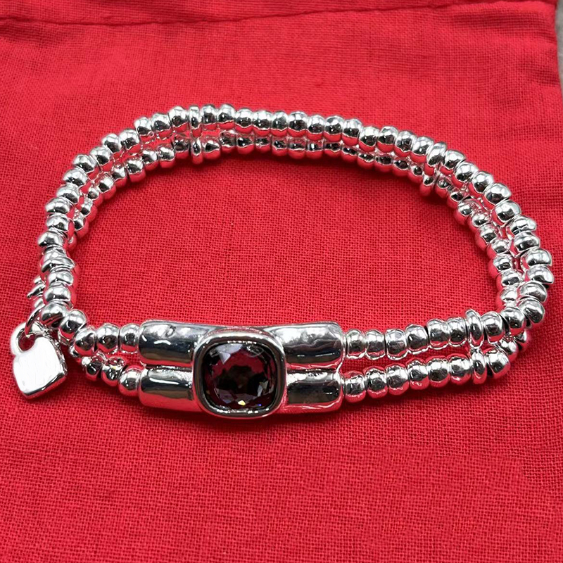 Bracelet de bijoux de luxe pour dames, léger, espagnol, , accessoires exquis, fête, de ,: Plaqué zinc noir