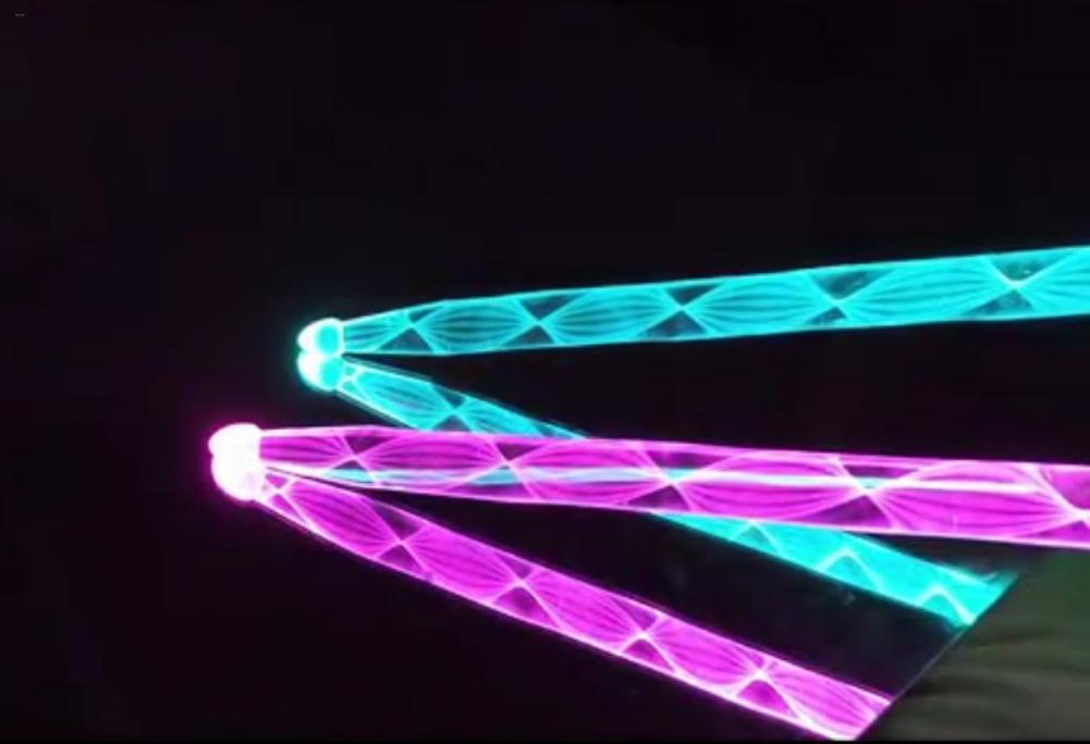 Auto Change 12 Colors Drum Sticks 5A Performance Props Luminous Drumsticks Musical Instruments Drum Sticks Music 4: Default Title