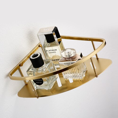 Bathroom Accessories Brushed Gold Toothbrush Holder Metal Wall Toilet Roll Paper Holder SUS304 Stainless Steel Bath Set Hooks: R
