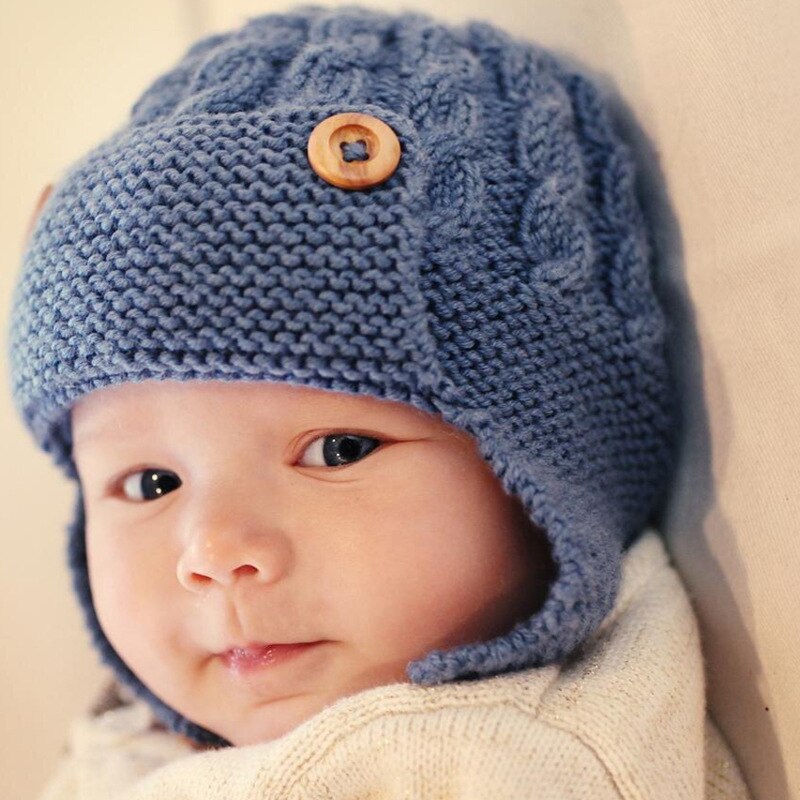 Combi set | Broekje mutsje | Rib stripes blauw