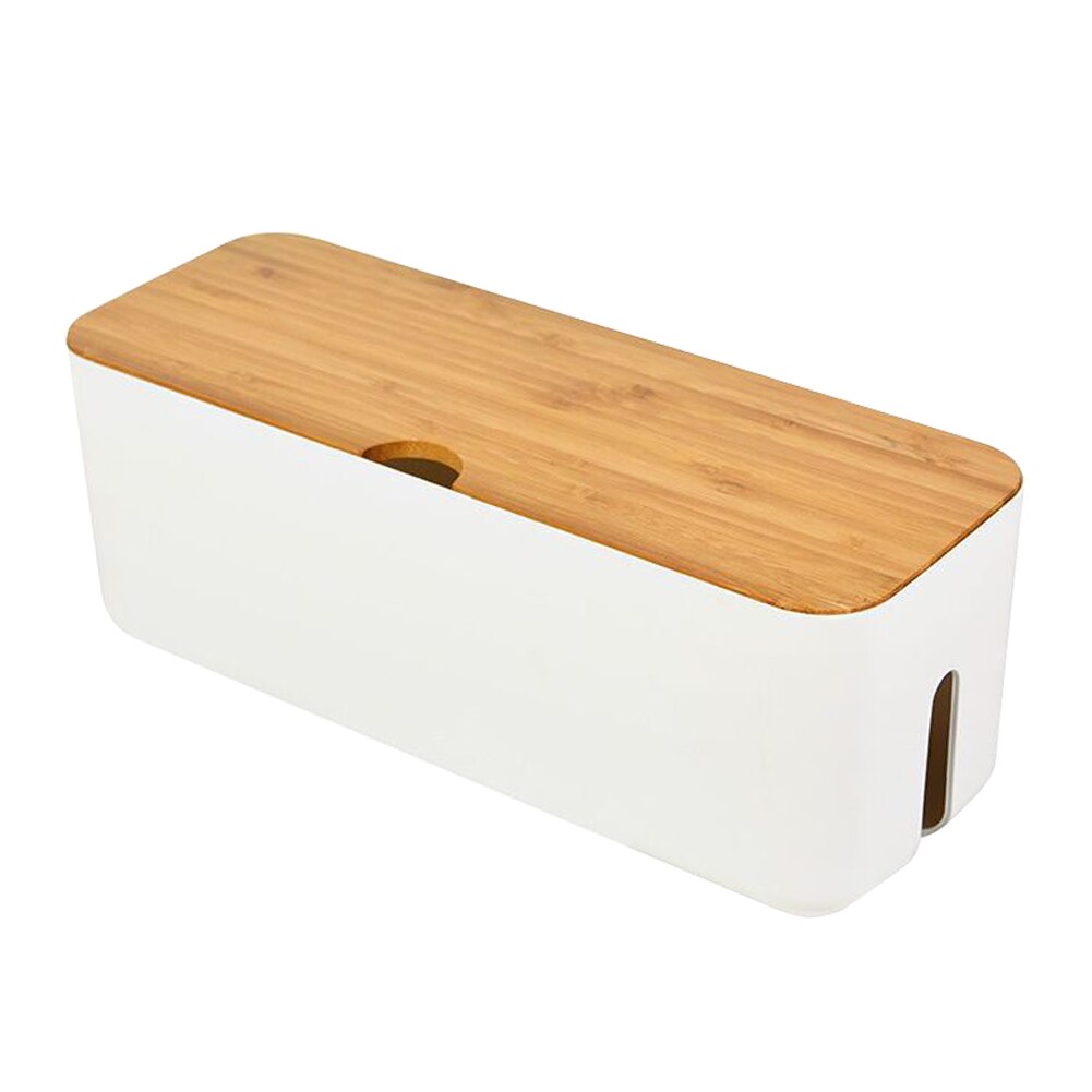 Power Strip Desktop Modern Cable Storage Box Tidy Multifunctional Office Anti Dust Charger Home Wire Management Organizer Socket