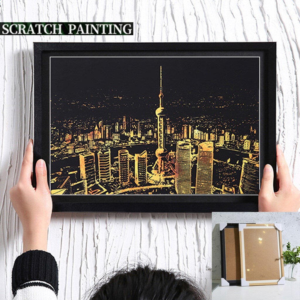 Picture frame Beige Black Shadow Box Display Cabinet Photo Frame And Linen Back Souvenir Photo Memory Box home decor diy@40