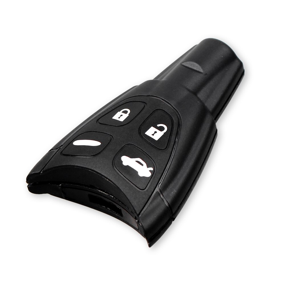 Dandkey coche funda de inteligente clave Shell para SAAB 93 95 9-3 9-5 Botón de entrada sin llave 4 botones remoto llaves caso de Shell: No Key Blade Case
