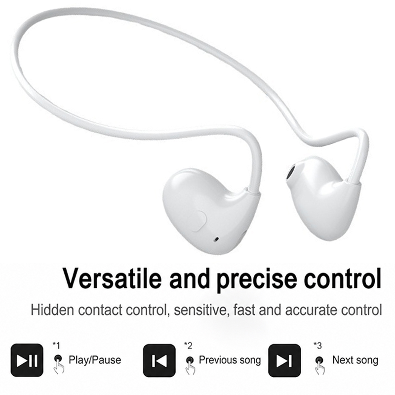 Vv4- korvakuuloketta bluetooth 5.3 langattomat urheilukuulokkeet korvakoukulla juoksuun ja ajamiseen