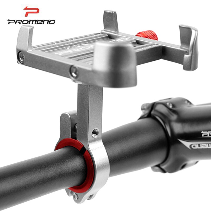 Promend 360 Graden Rotatie Fiets Telefoon Houder Aluminium Mountainbike Telefoon Houder Fietsen Telefoon Mount