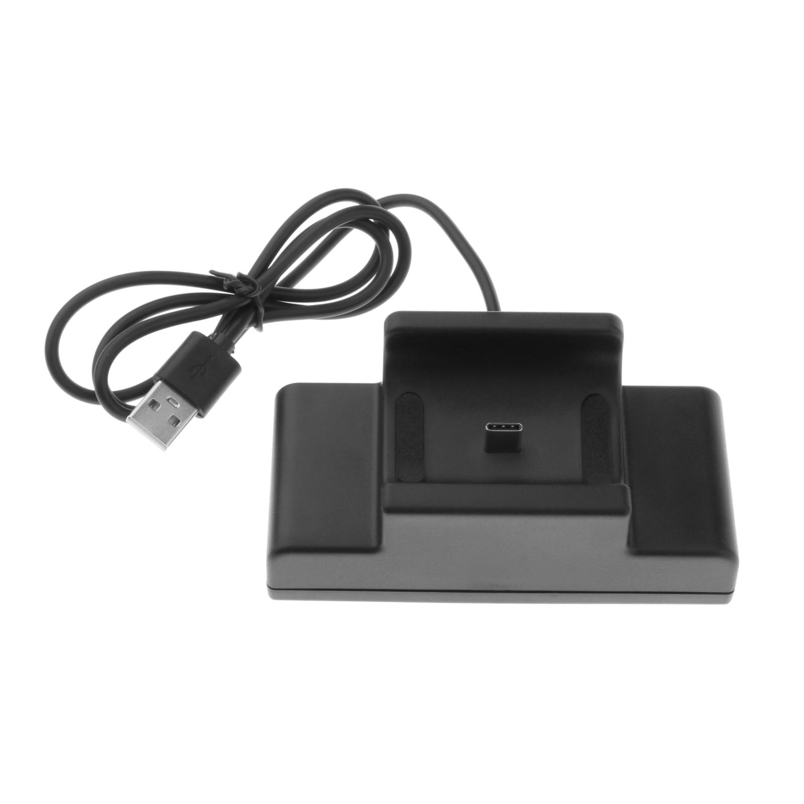 Controller Charger Dock for PS5, Charging Station for Sony 5 Controllers Black Charging Cradle