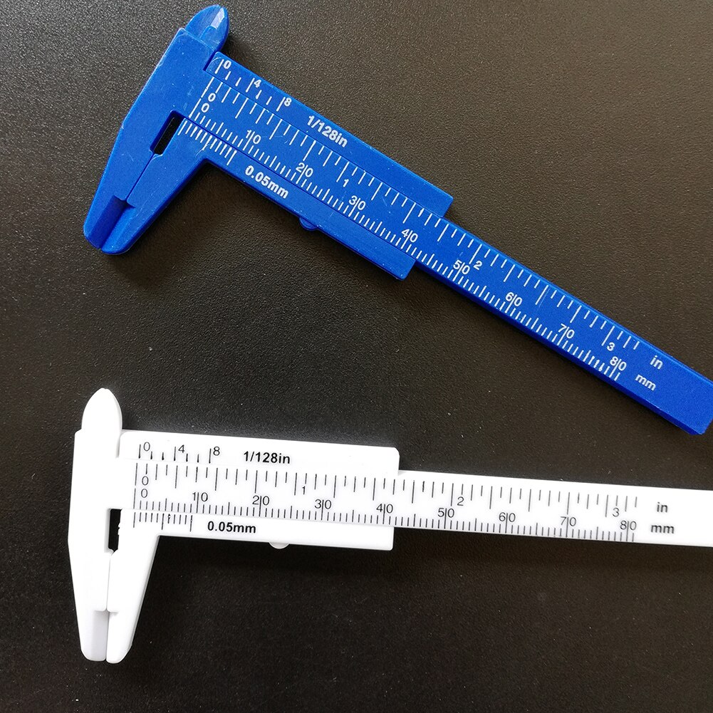 0-80MM Portable Mini Measuring Tool Home Gauge Vernier Caliper Double Scale Depth Ruler Carpentry Office Sliding Diameter