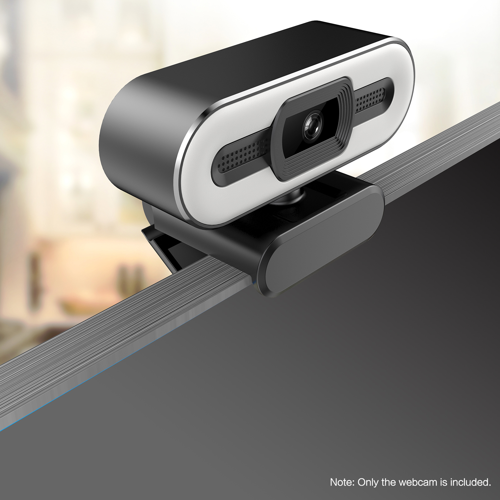 Network Computer Camera USB Plug And Play 2K Webcam 5 Million Pixels Fill Light Camera Noise Reduction Microphone