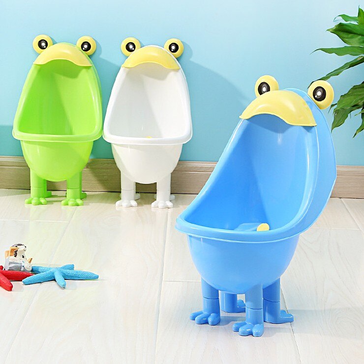 Groen Blauw Kikker Baby Kind Potje Wc Urinoir Trainer Muur Gemonteerde Mode Kinderen Kids Jongen Badkamer Urinoir Toilet Training