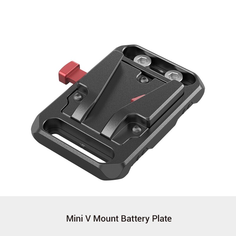 SMALLRIG V-Lock Mount Battery Plate with with 15mm Rod Clamp &amp; Adjustable Arm - 2991: Mini V Battery Plate