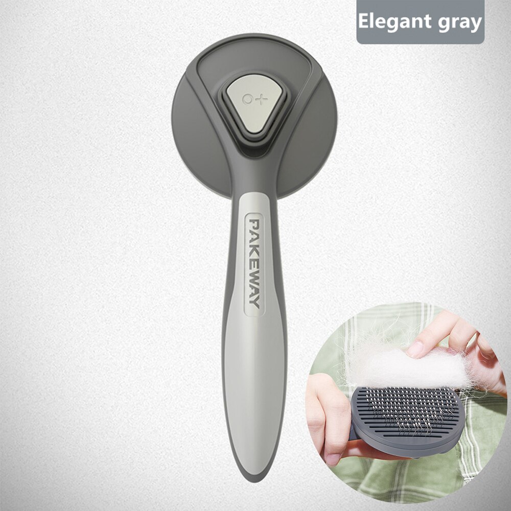 Brosse de Massage d'angle mural pour chat, auto-toilettage avec cataire herbe-aux-chats doux, brosse pour le visage avec un peigne chatouillant, fournitures de toilettage pour animaux de compagnie: Elegant gray