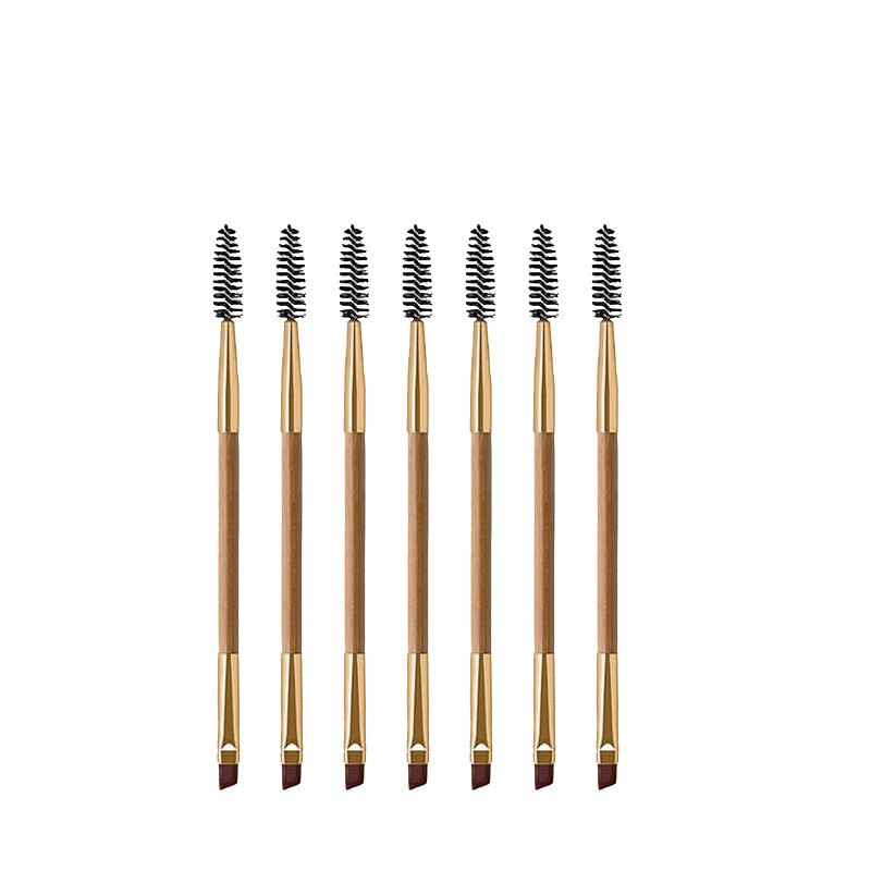 Double Ended Wenkbrauw Eye Brow Kam Borstel Beauty Up Kwasten Cosmeticstools Wimper Wands Snelle Levering 1Pc