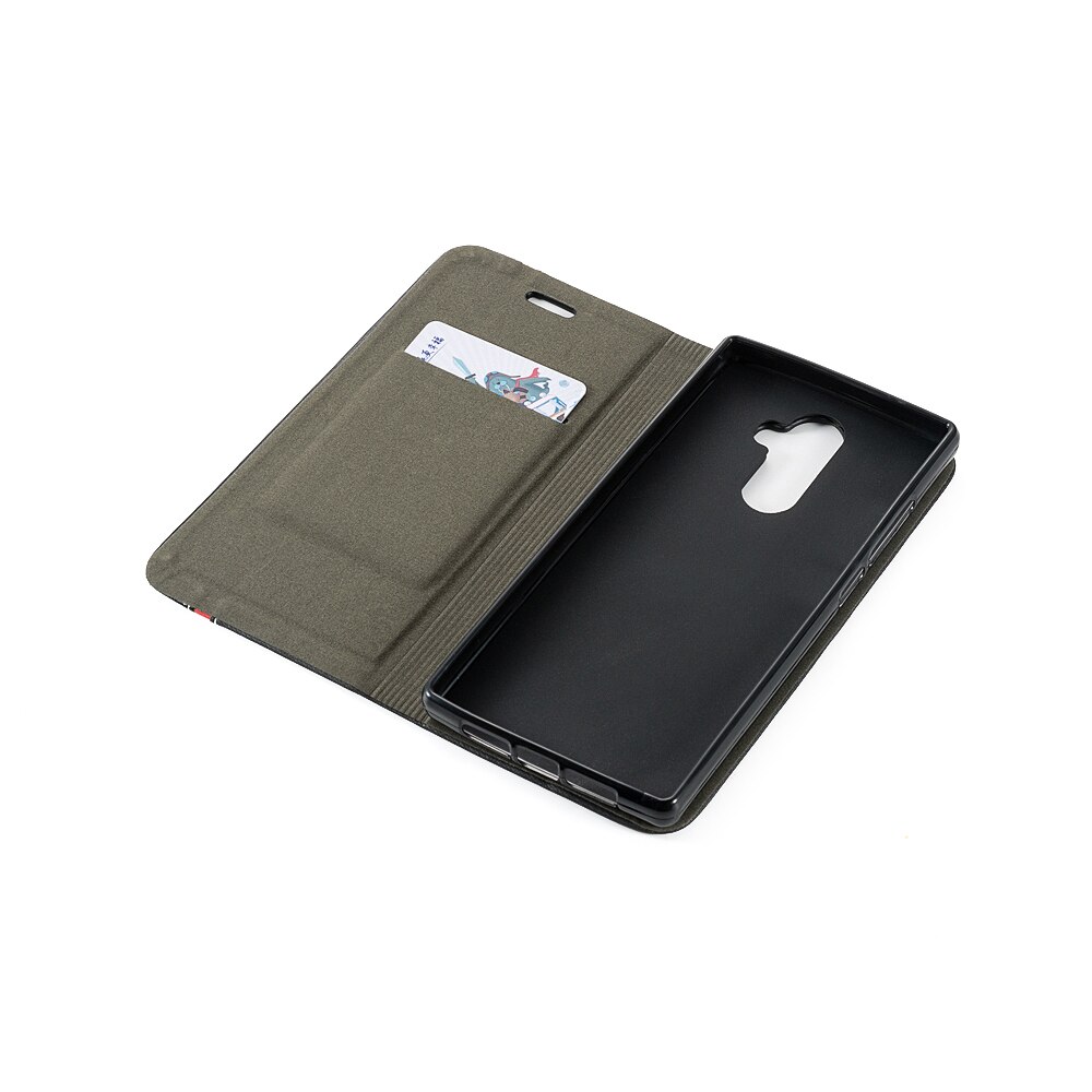 Funda de cuero de lujo con tapa para Doogee Mix 2, funda trasera de silicona suave, para negocios