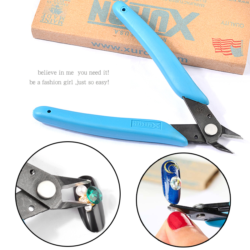 1 Set Diagonal Pliers Multi Functional Tools Electrical Wire Cable Cutters Cutting Side Snips Flush Stainless Steel Nipper Hand