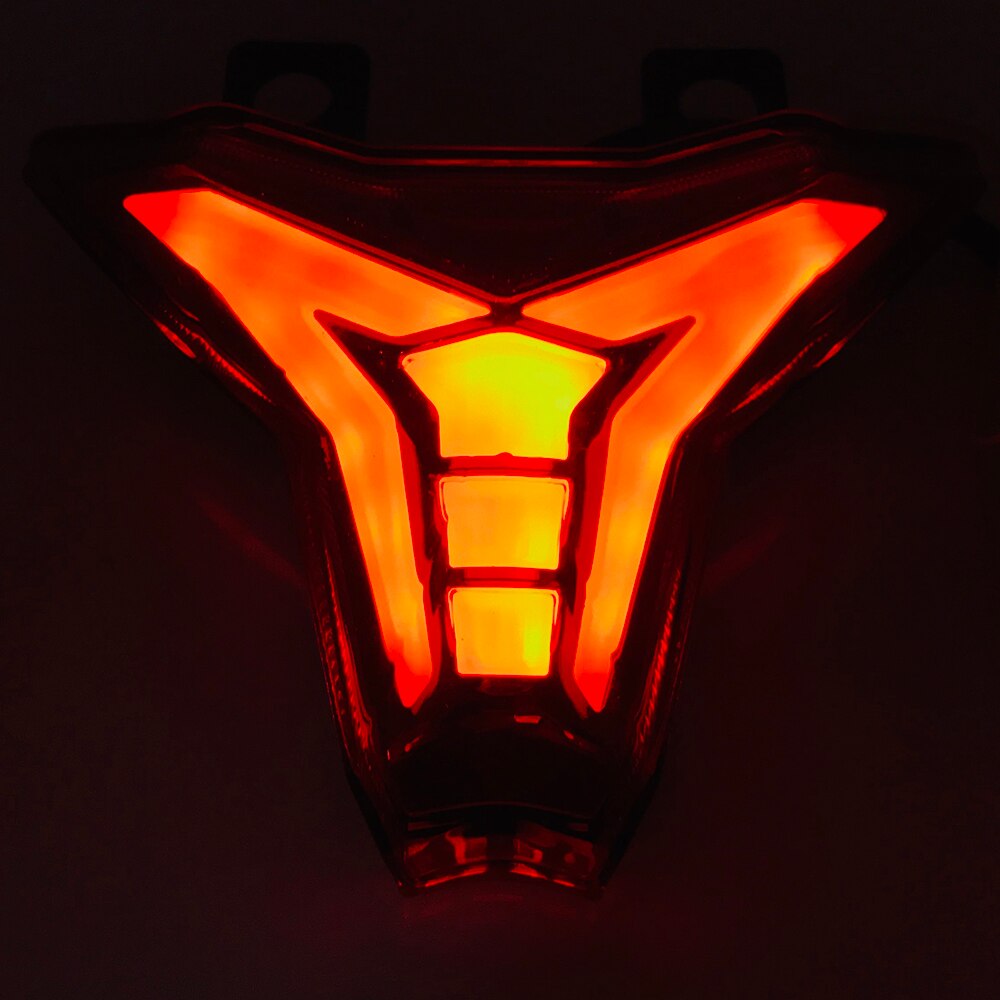 For Kawasaki Ninja 400 Z400 Z1000 ZX10R ZX-6R ZX636 Motorcycle LED Integrated Taillight Brake Light Rear Lamp Turn Signal Light