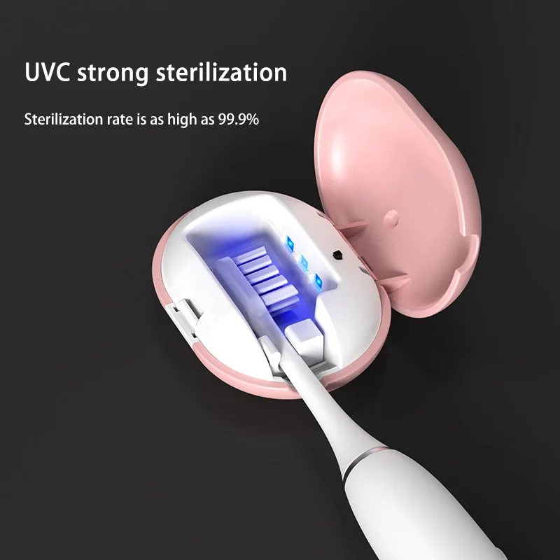 Xiaomi Mijia Tragbarer Mini-Zahnbürsten-Sterilisator für Zuhause, Reisen, Zahnbürste, UV-Sterilisation, Zahnbürstenbox, Halfter, USB wiederaufladbar