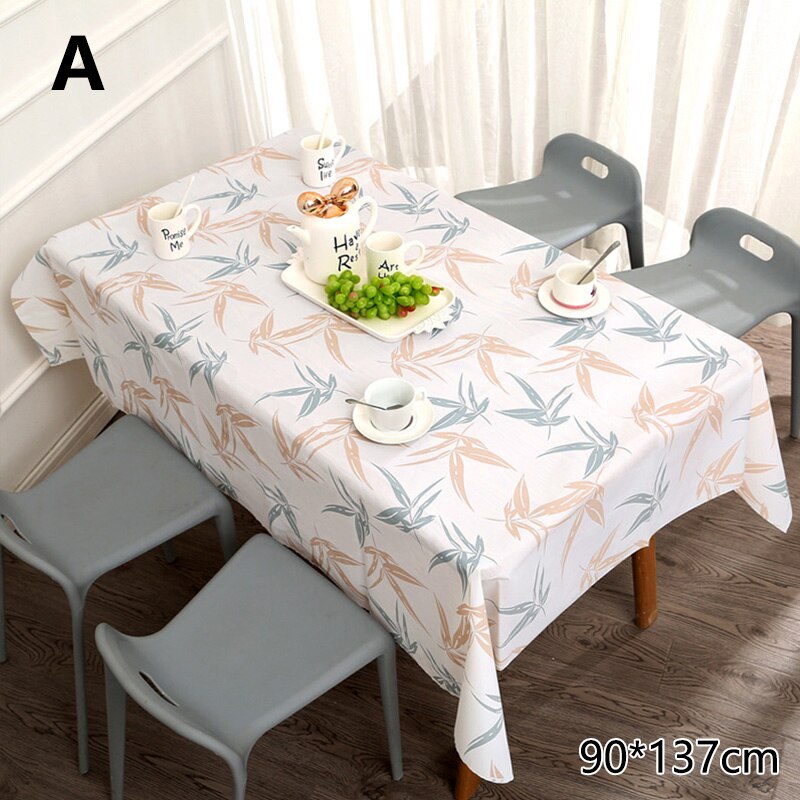 Mantel de mesa Pastoral impermeable para cocina, mantel de plástico PVC, a prueba de aceite, decorativo, lavable, cubierta de mesa
