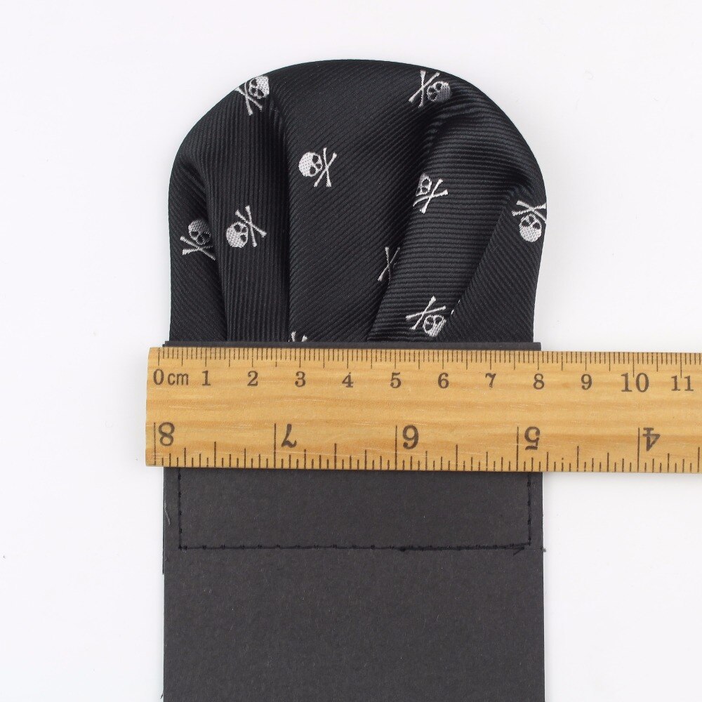 Pañuelos de poliéster para hombre, pañuelos con estampado de Calavera, pañuelos cuadrados de bolsillo para Halloween, pañuelo de bolsillos cuadrados, estilo Casual horrible