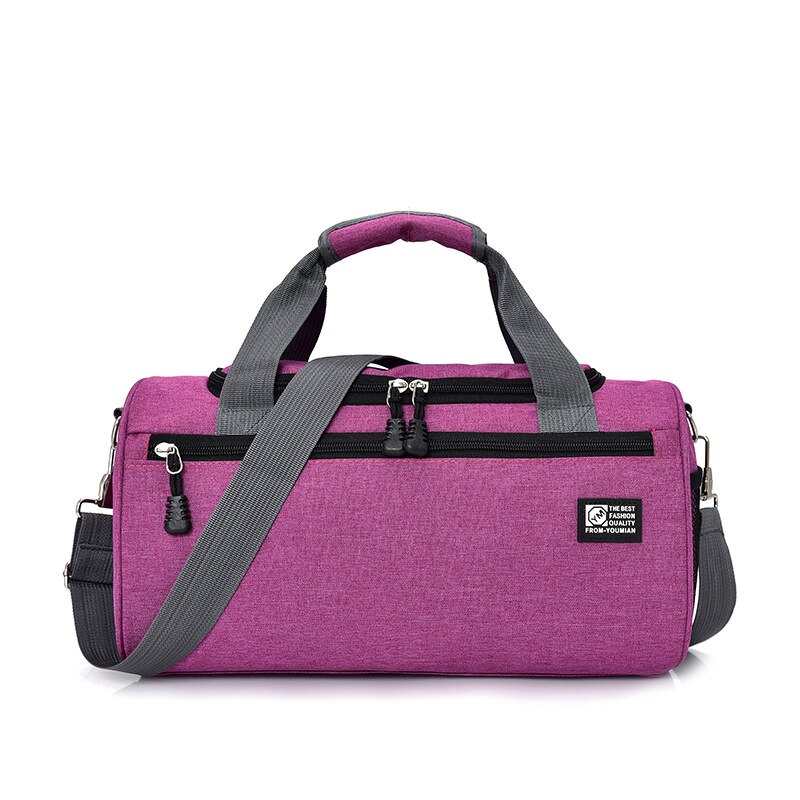 Sacos de desporto para ginásio mulheres ginásio saco de fitness à prova done água cilindro um ombro saco de desporto ao ar livre natação pacote de viagem bolsa: 1