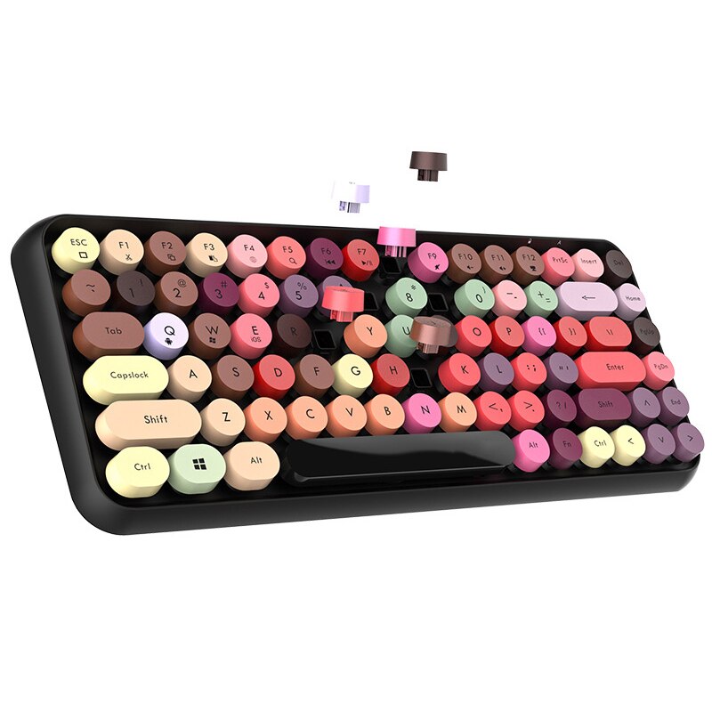 teclado bluetooth,teclado ipad,teclado para ipad,teclado inalámbrico,teclado para tablet,Teclado inalámbrico con Bluetooth para tableta, teclado silencioso para iPad, Xiaomi, Macbook Mini, Lenovo, Dell, Hp