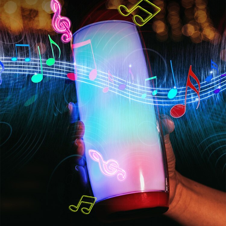 Draagbare Luidsprekers Draadloze Kolom Bass Sound Box Music Center Hifi Bluetooth Speaker Tf Fm Radio Met Led Music Light