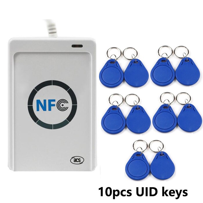 13.56MHz M1 Card Reader Writer rfid Copier Duplicator NFC RFID Smart Card Reader Writer: Writer 10keys