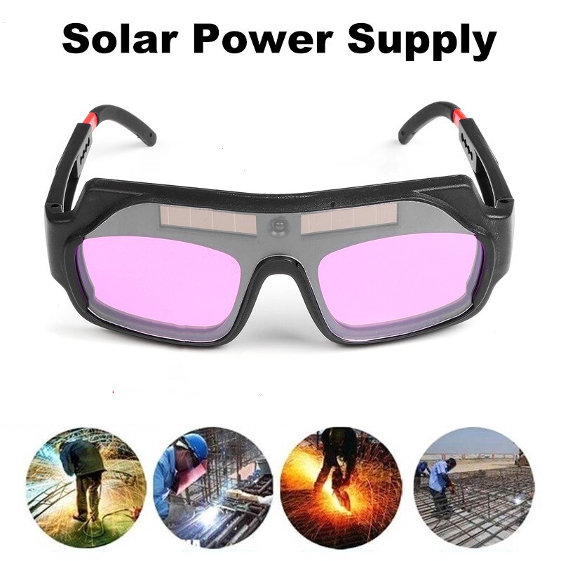 Automatische lashelm, veiligheidsbril op zonne-energie, automatisch verduisterende lasbril, beschermende lens voor lassen